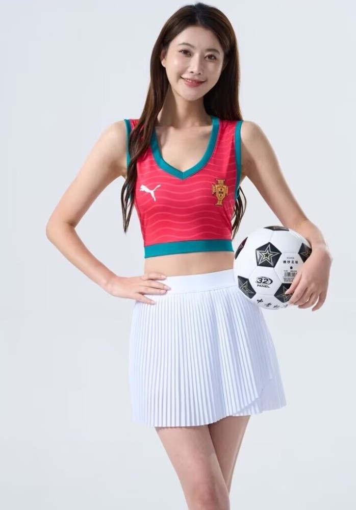 26/27 Portugal home women's short football Jersey