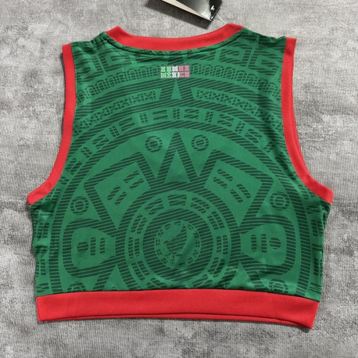 26/27 Mexico home women's short football Jersey