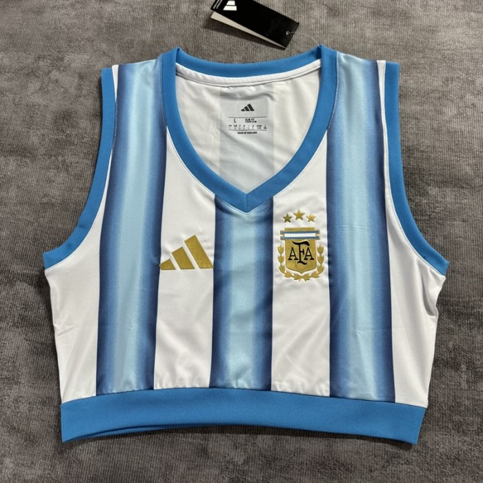 26/27 Argentina home women's short football Jersey