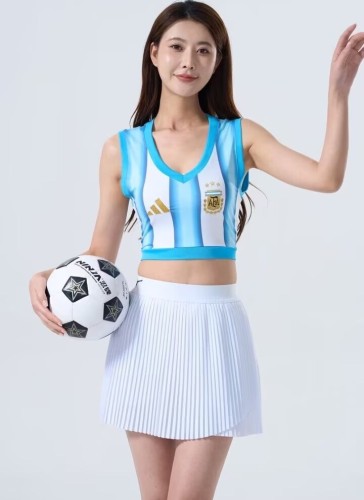 26/27 Argentina home women's short football Jersey