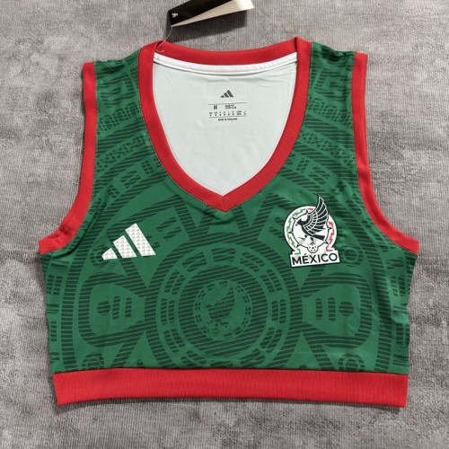 26/27 Mexico home women's short football Jersey