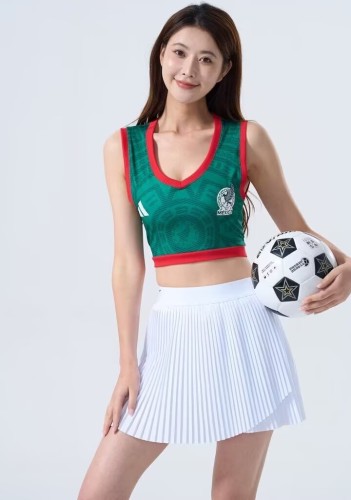 26/27 Mexico home women's short football Jersey