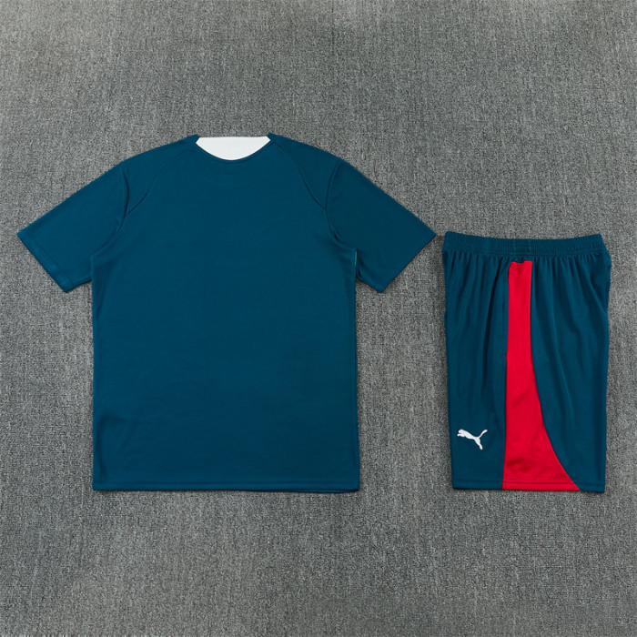 26/27 Portugal short -sleeved training suit Royal Blue