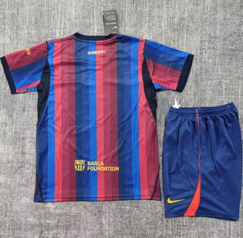 26/27 Barcelona home kids kit