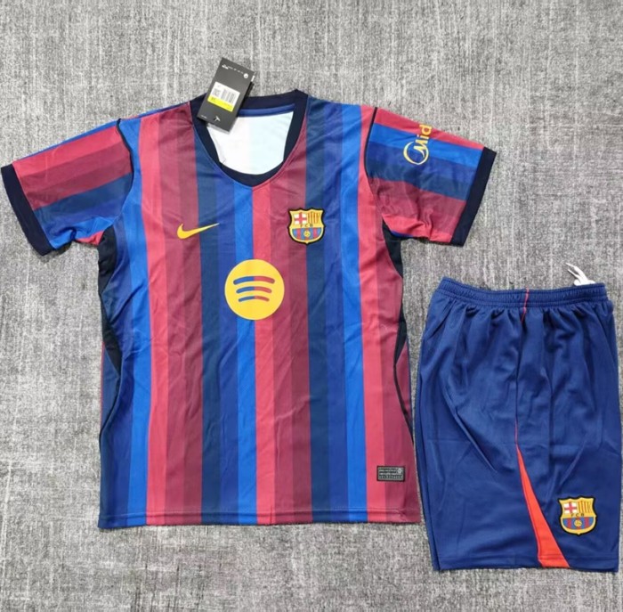 26/27 Barcelona home kids kit