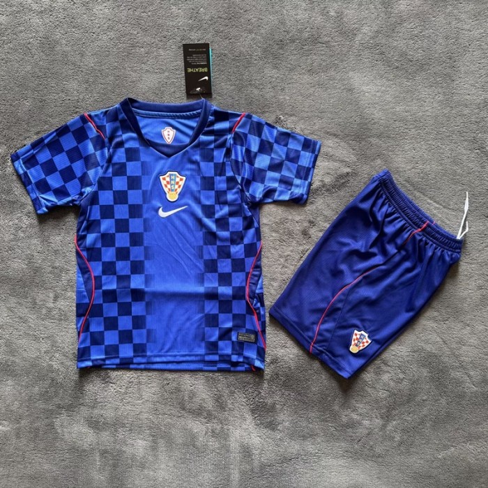 26/27 Croatia Away kids kit