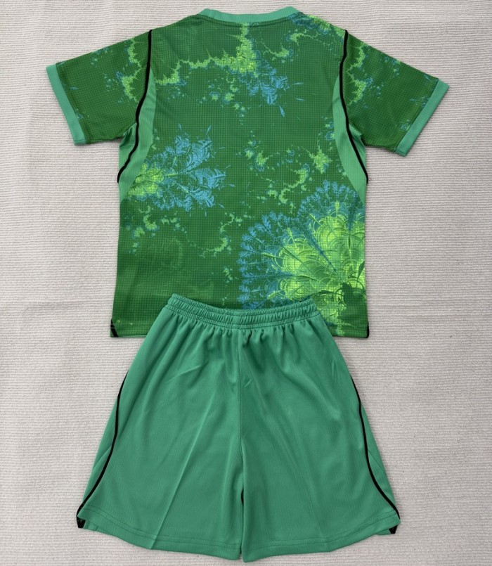 26/27 Netherlands goalkeeper kids kit green