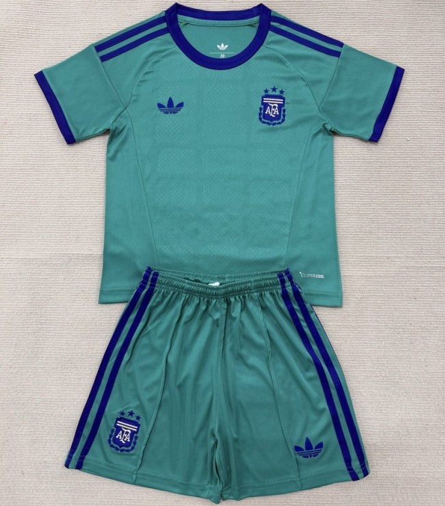 26/27 Argentina goalkeeper kids kit green