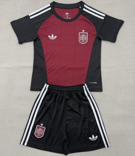 26/27 Spain goalkeeper Adult Set red black