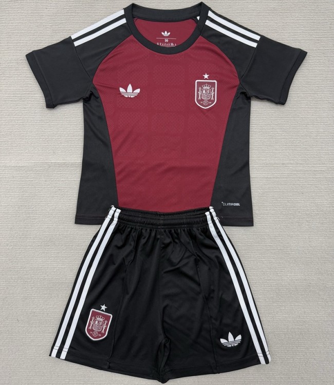 26/27 Spain goalkeeper Adult Set red black