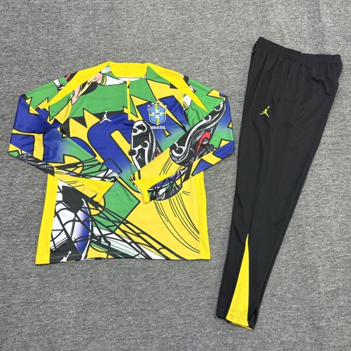 26/27 Brazil Adult training suit Graffiti version