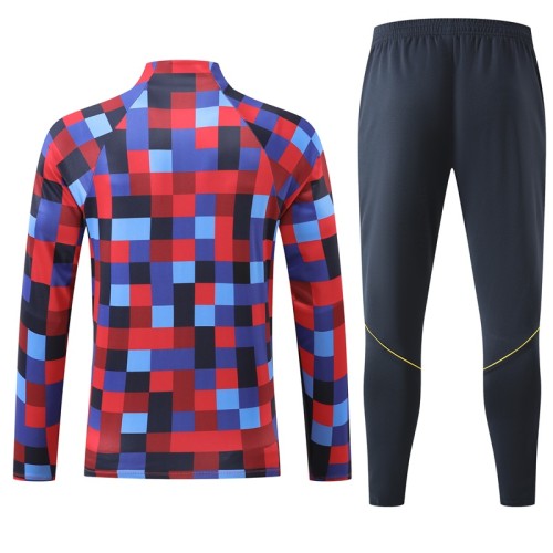 26/27 Barcelona Adult training suit light red blue