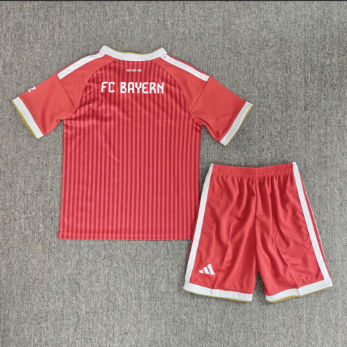 26/27 bayern munich home kids kit