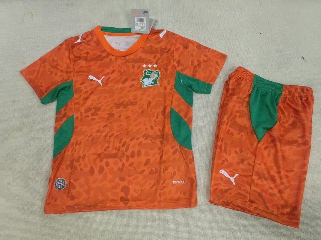 26/27 Ivory Coast home kids kit