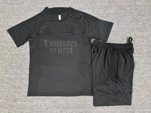 26/27 Real Madrid Short sleeve Adult training suit black