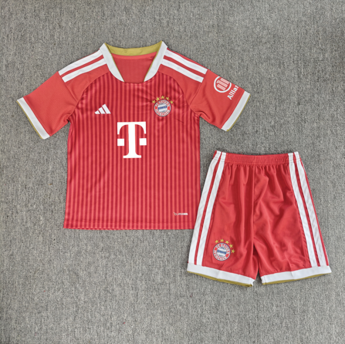 26/27 bayern munich home kids kit