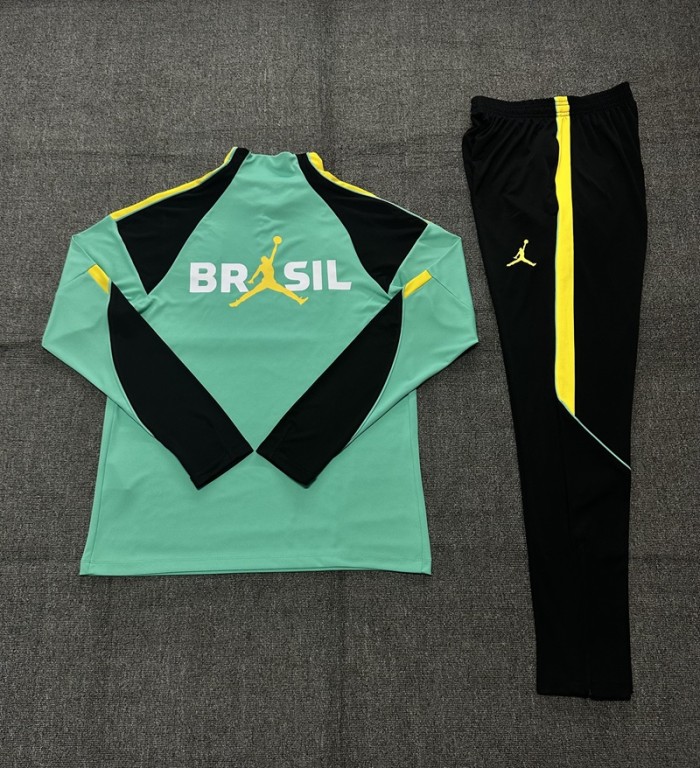 26/27 Brazil Kids training suit sky light green