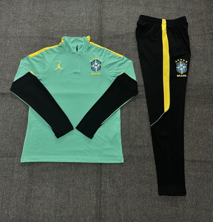 26/27 Brazil Kids training suit sky light green