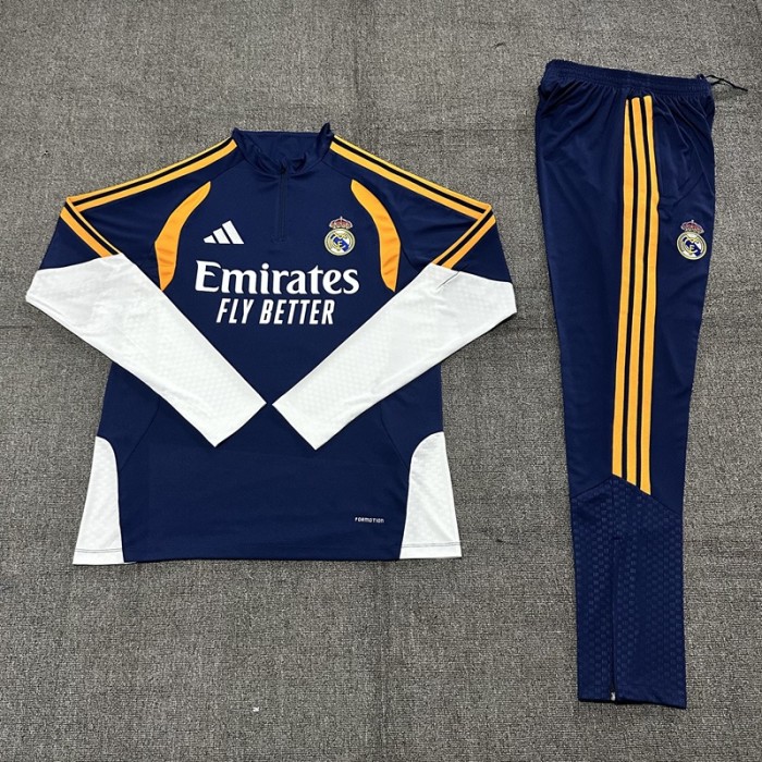 26/27 Real Madrid Adult training suit Royal Blue