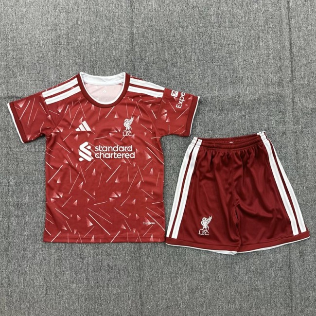 26/27 liverpool home kids kit