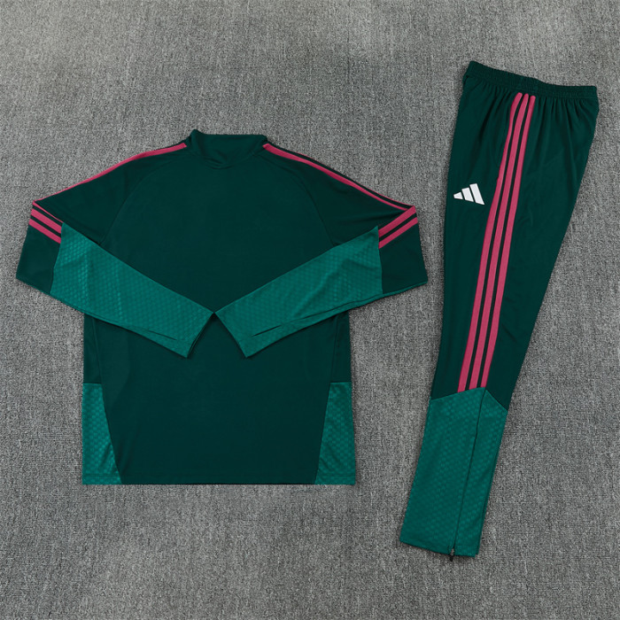 26/27 Real Madrid Kids training suit dark green