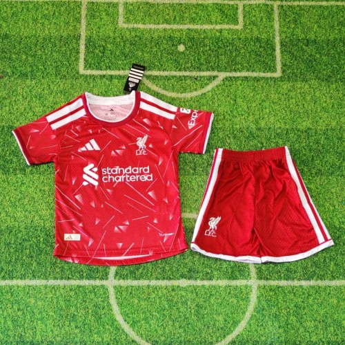 26/27 liverpool home kids kit