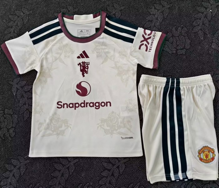 26/27 Manchester United third kids kit
