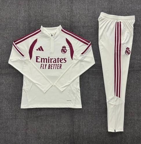 26/27 Real Madrid Adult training suit beige