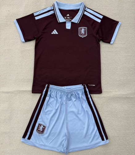 26/27 Aston Villa home kids kit