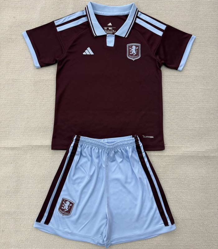 26/27 Aston Villa home kids kit