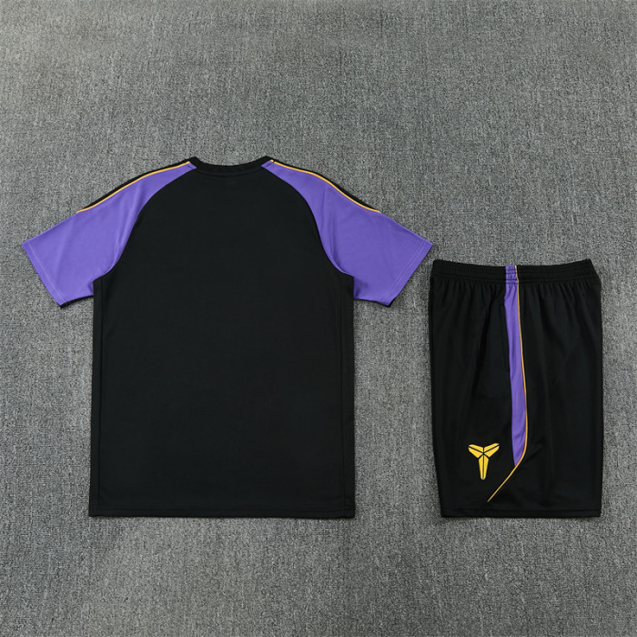 26/27 Barcelona Short sleeve Adult training suit black