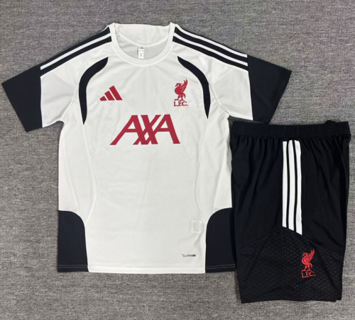 26/27 Liverpool Short sleeve training suit white