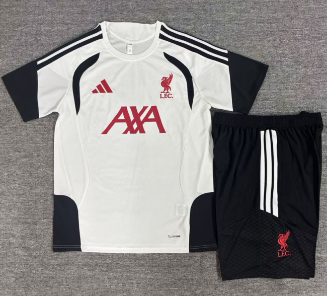 26/27 Liverpool Short sleeve training suit white