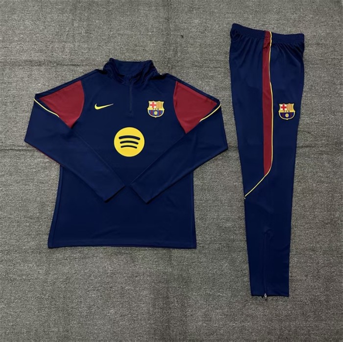 26/27 Barcelona kids training suit Royal Blue