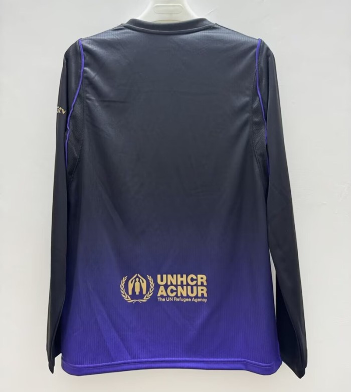 26/27 Barcelona Away long sleeves football Jersey