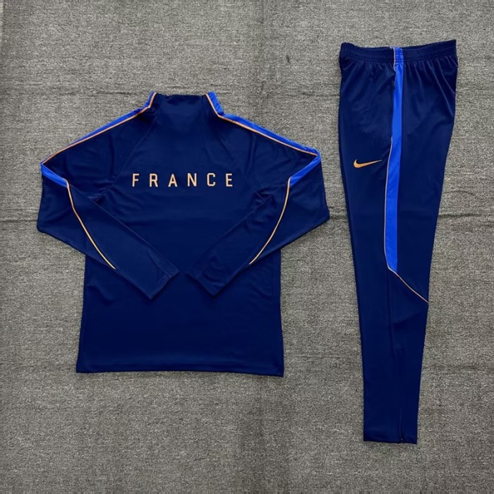 26/27 France kids training suit Royal Blue
