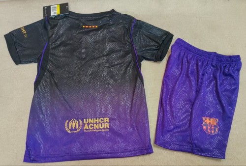 26/27 Barcelona Away kids kit