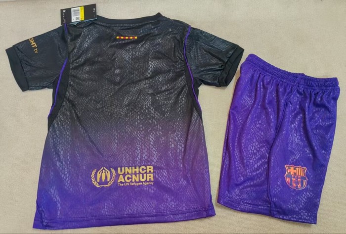 26/27 Barcelona Away kids kit