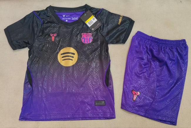 26/27 Barcelona Away kids kit
