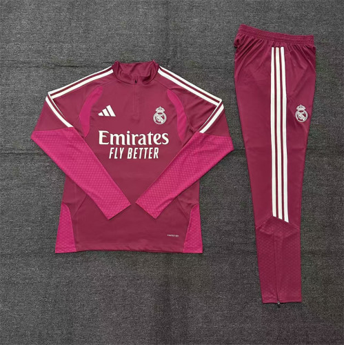 26/27 Real Madrid Adult training suit maroon
