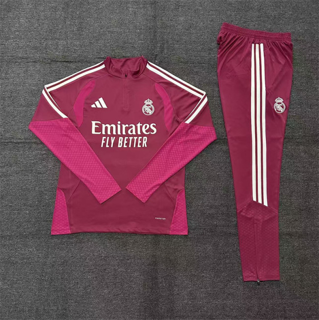 26/27 Real Madrid Kids training suit maroon
