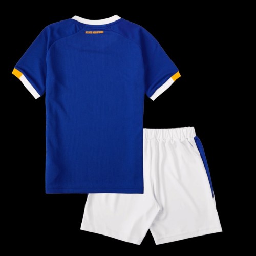 26/27 Everton home kids kit