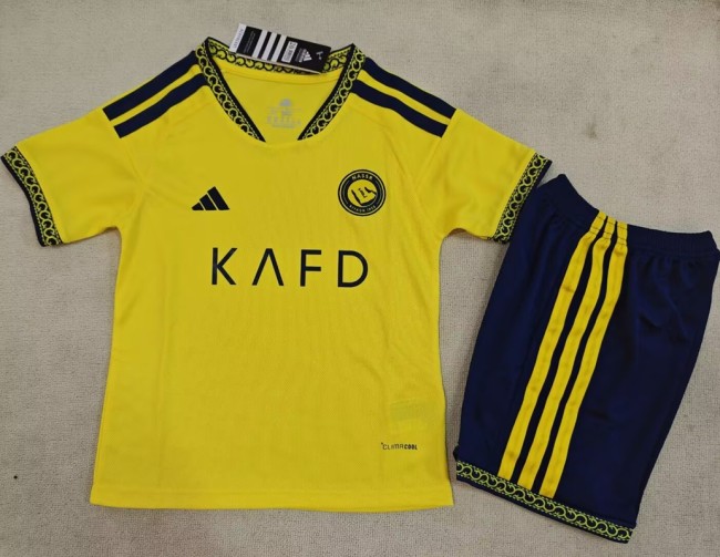 26/27Al Nassr home kids kit