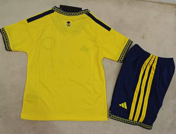 26/27Al Nassr home kids kit