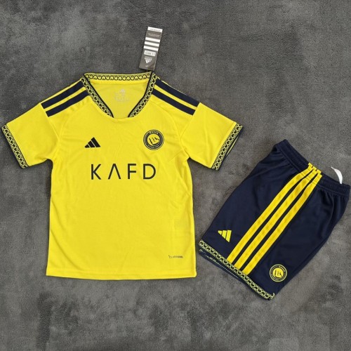 26/27Al Nassr home kids kit