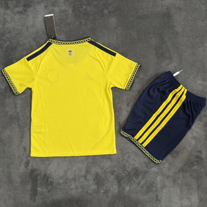 26/27Al Nassr home kids kit