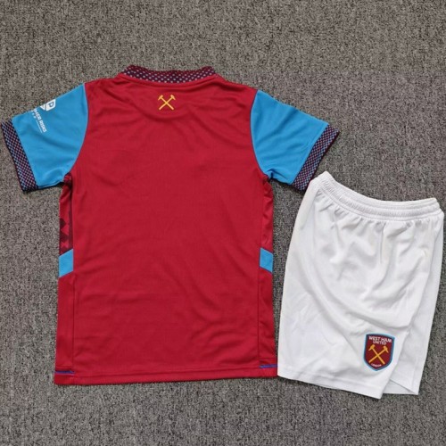26/27 West Ham United home kids kit