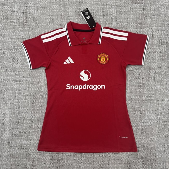 26/27 Manchester United home women's short football Jersey