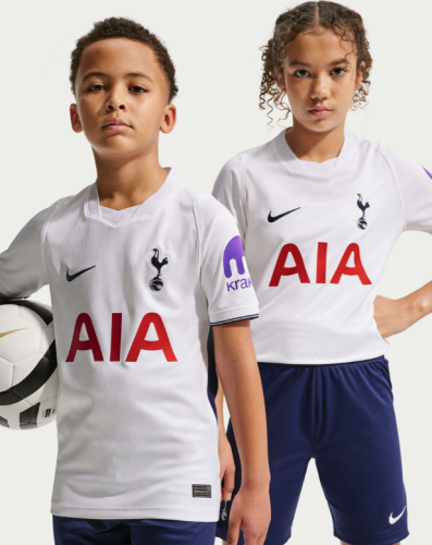 26/27 Tottenham Hotspur home kids kit