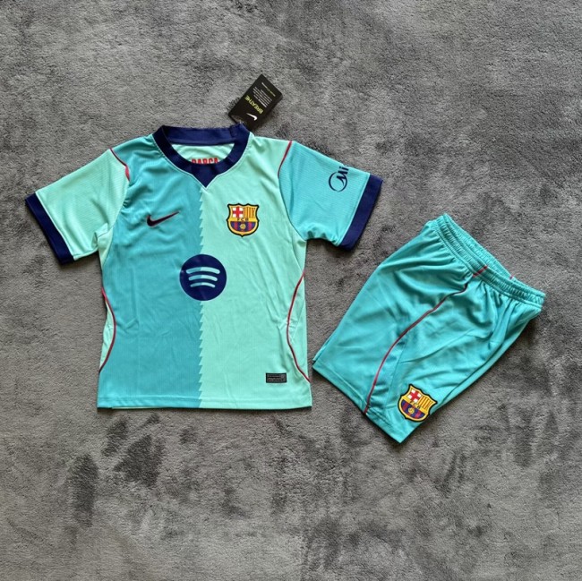 26/27 Barcelona third kids kit